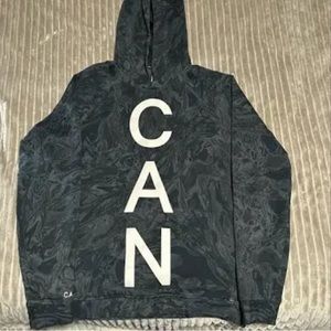 RARE Lululemon Team Canada City Sweat Hoodie Black/Grey Multi Mens Like new
